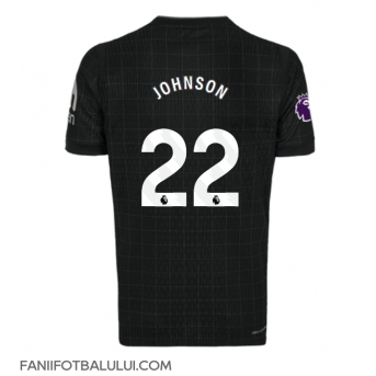 Tottenham Hotspur Brennan Johnson #22 Tricou Fotbal Replică 2025-26 Barbati Deplasare